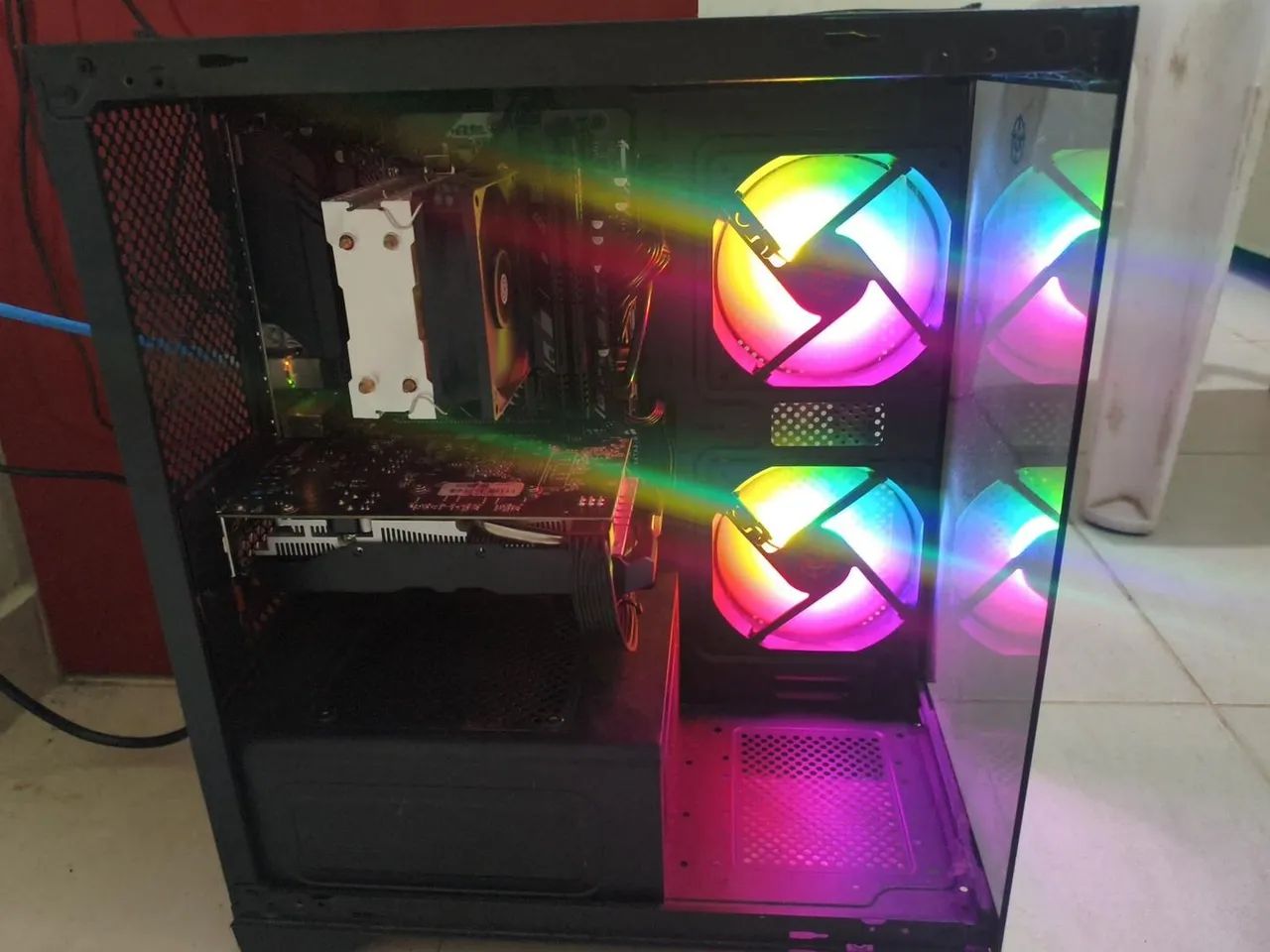 ? PC GAMER COMPLETO - RYZEN 5 5600 + RX 580 8GB ? - Foto 2