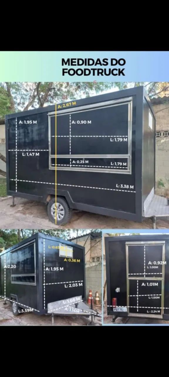 Trailer para Food Truck  2016 Alugo