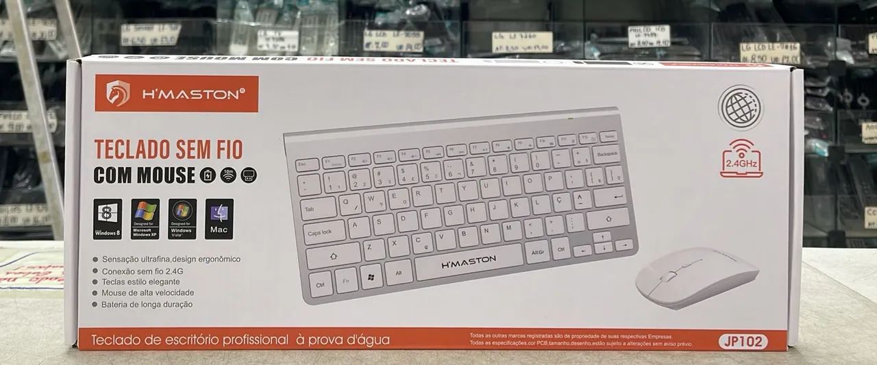 Kit teclado e mouse com ou sem fio  - Foto 5