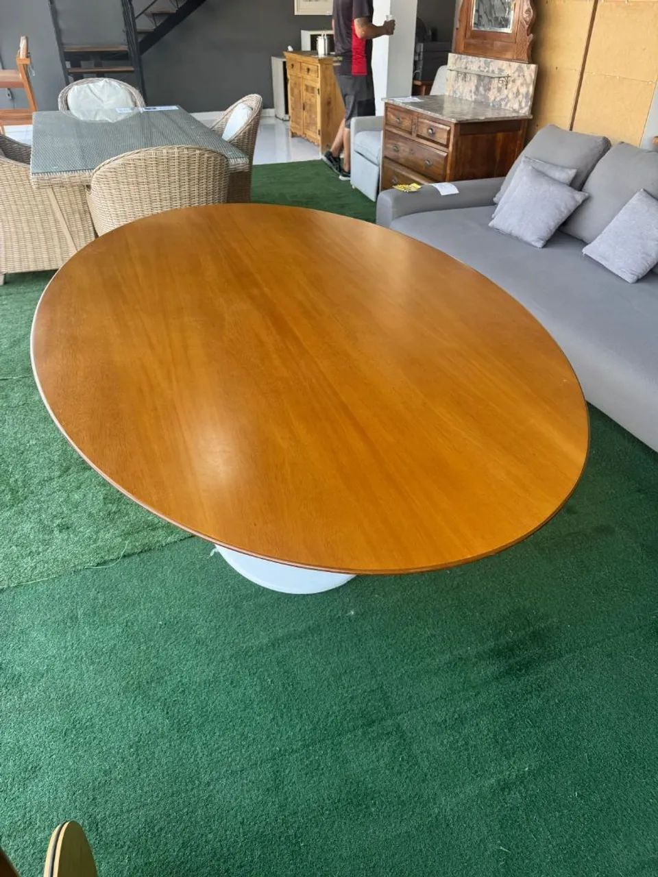 Mesa de Jantar Tulipa Saarien Oval - Foto 4