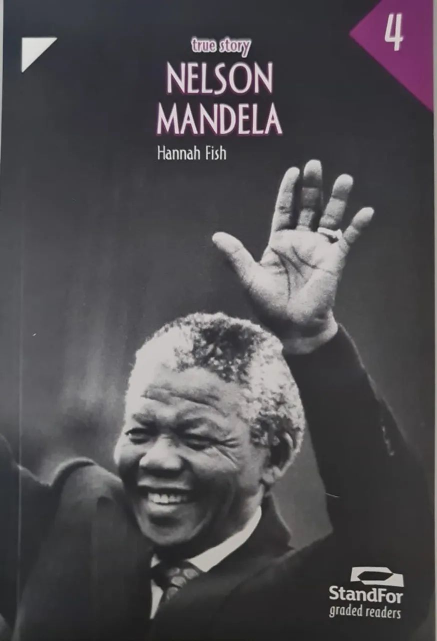 Livro "True Story Nelson Mandela" 