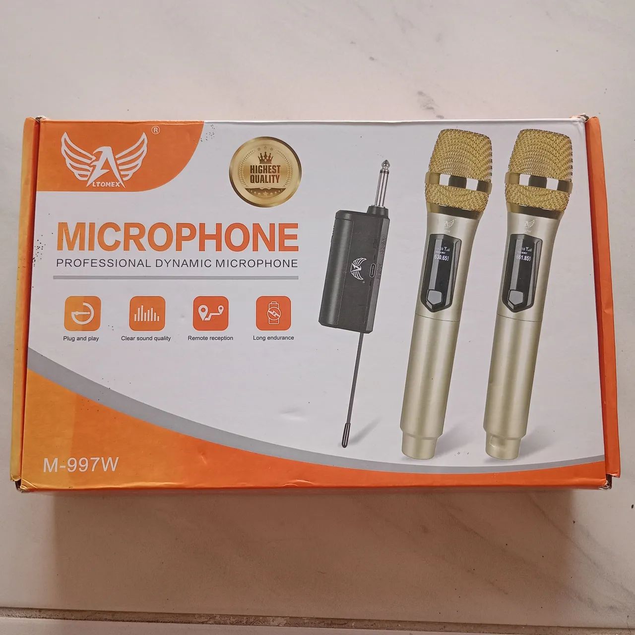 2 microfone ? com carregador  - Foto 2