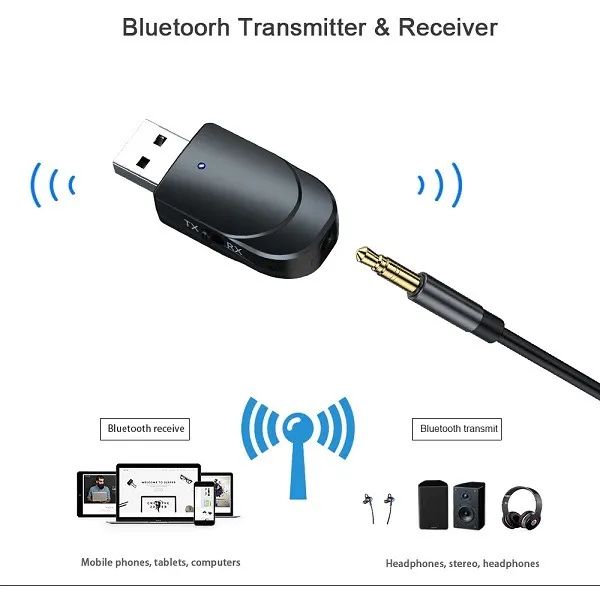 Transmissor de Áudio e Receptor Bluetooth 5.0 - Foto 3