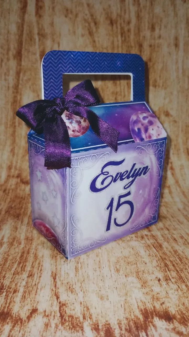 Caixinhas Personalizadas Tema Galáxia | Lembrancinhas - Foto 3