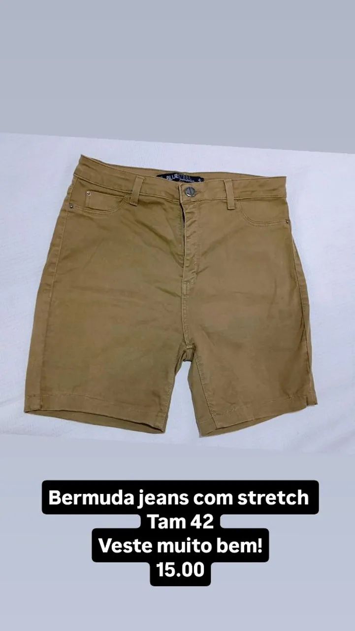 Bermudas jeans Tam 42/44  - Foto 4