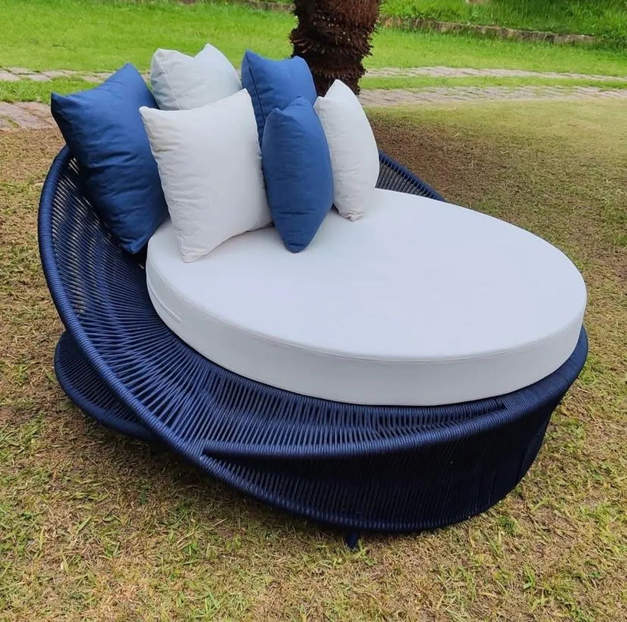 Chaise sofá redondo