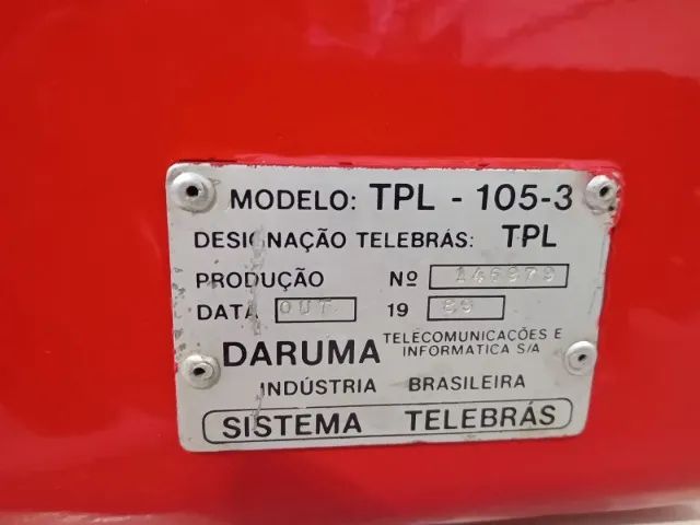  RELÍQUIA: ORELHÃO TELBRÁS 1989 (19/OUT) - FUNCIONA - PEÇA DE MUSEU - FIM DOS ORELHÕES - Foto 2