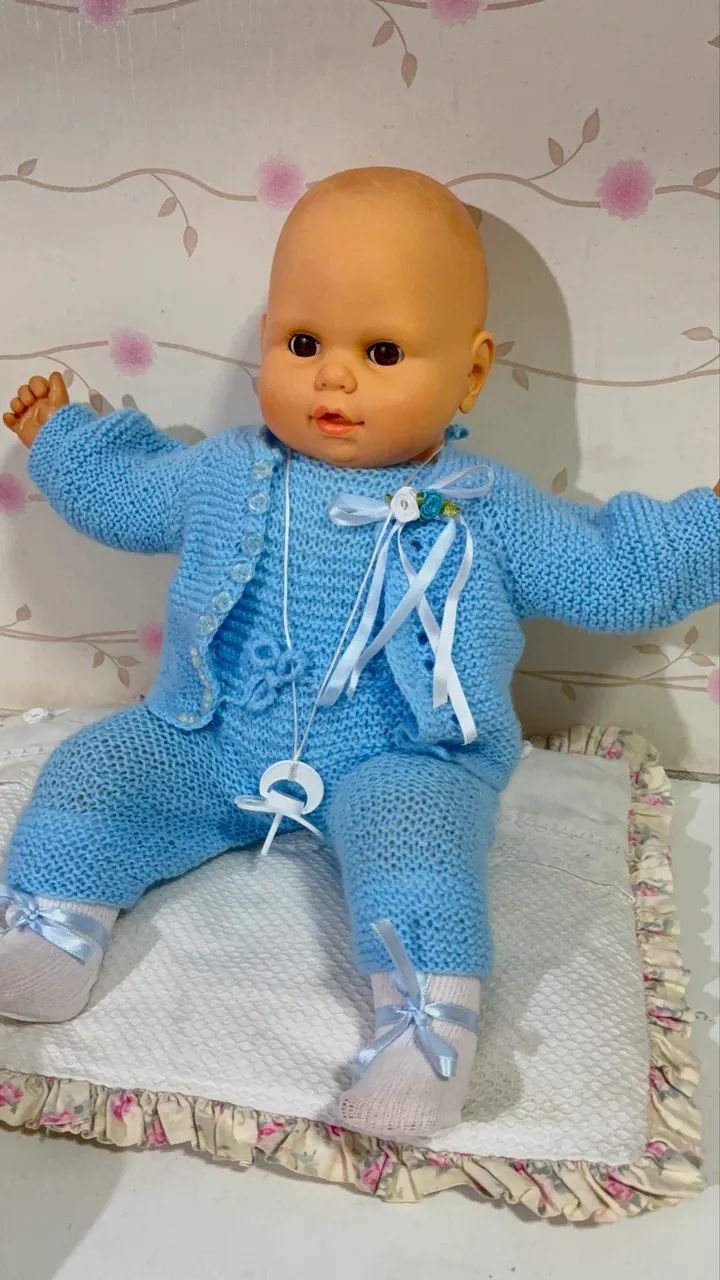 Boneco meu bebê estrela menino 