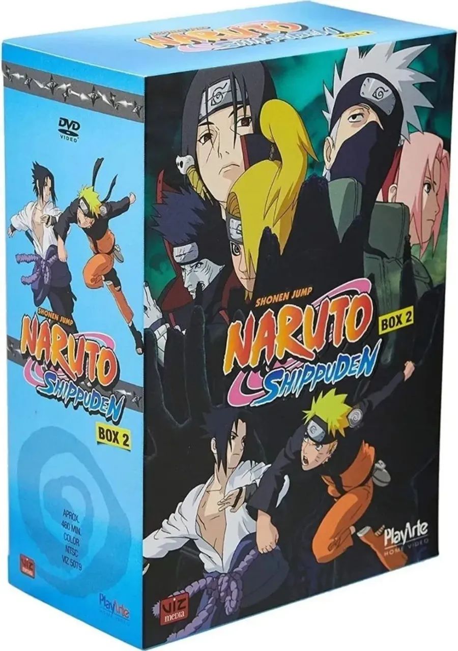 DVD Naruto Classico/Shippuden Todos os episódios 