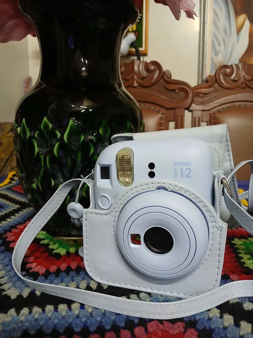 Câmera instax mini 12 azul - Foto 2