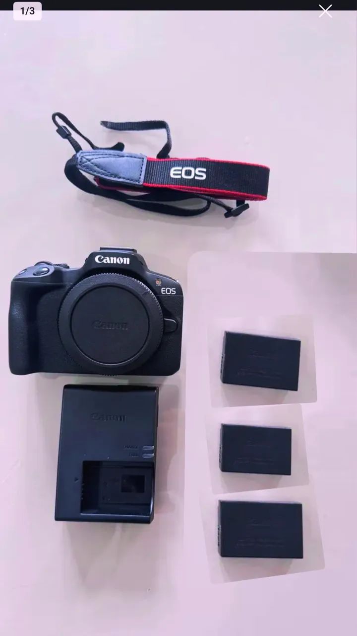 Canon R50 usada 3 vezes 