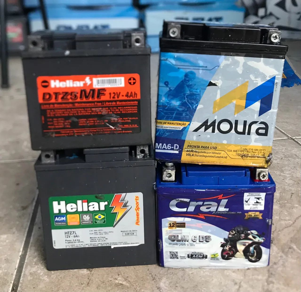 Baterias de 5Ah e 7Ah partir de  60,00