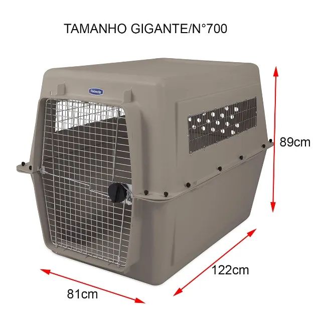 Caixa De Transporte Cães Vari Kennel Gigante/700 Padrão Iata - Foto 2