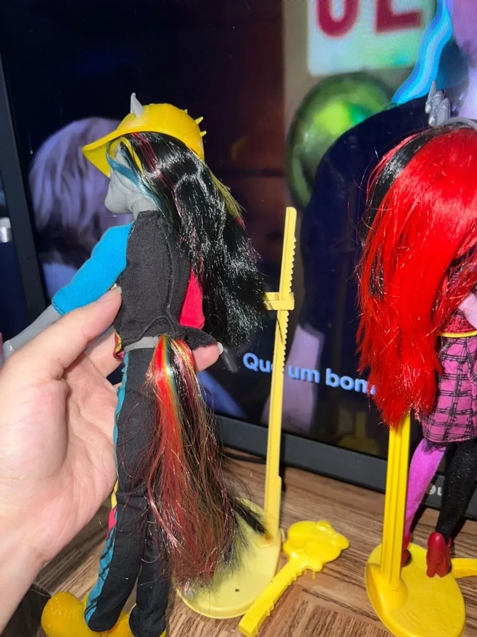 Boneco Monster High Neighthan Rot Freaky Fusion - 100% Completo (Com Rabo)  - Foto 3