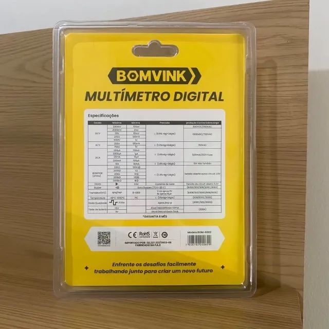 Multímetro Digital Bomvink - Precisão e Segurança - Foto 2