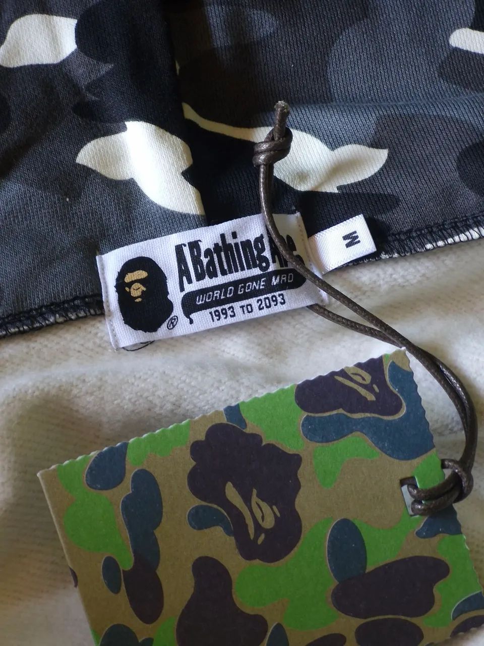 moletom bape camo shark cinza - Foto 5