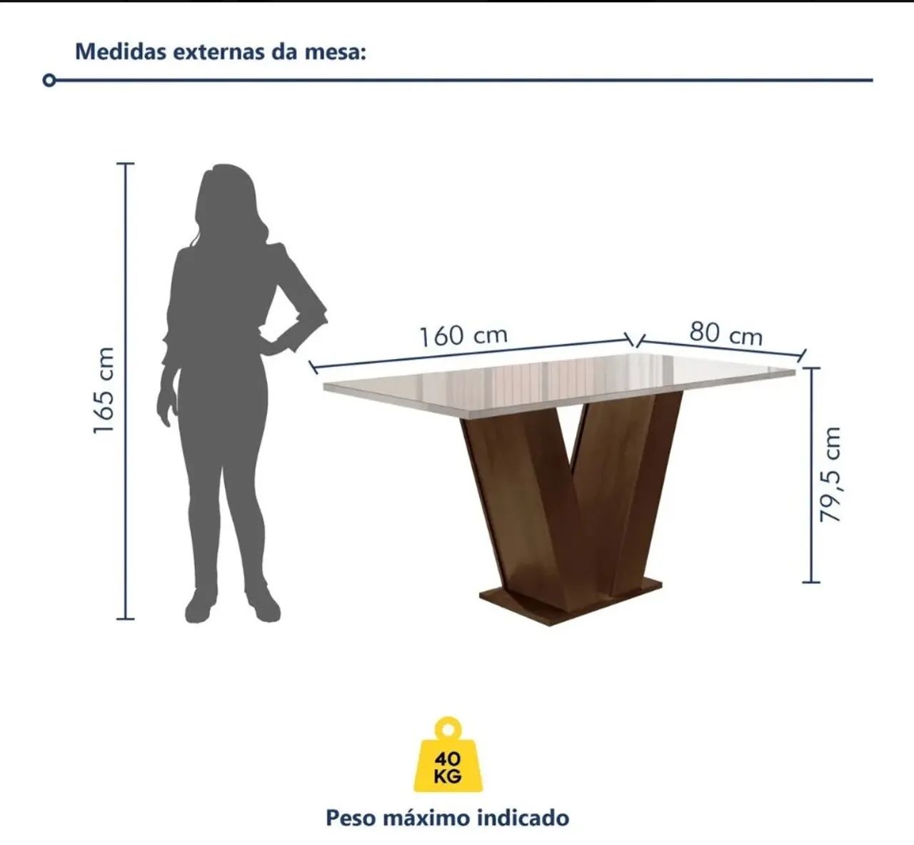 MESA DE JANTAR 6 LUGARES