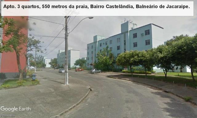 Apartamento 03 quartos, 3 º andar, sol da manha, 1.000 metros da praia, Castelândia - Foto 17