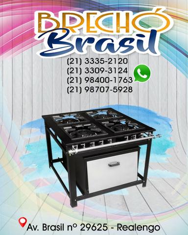 Fogão 4 bocas com e sem Forno