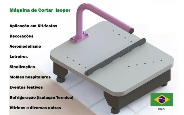Cortador isopor eletrico - maquina festas artezanatos - Foto 6