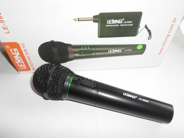 Promoção Microfone sem fio LELONG,Novo, Entrego