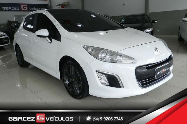 Peugeot 308 1.6 Active Flex Manual Com Teto Leds Diúrnos Couro Multimídia Top - Foto 2