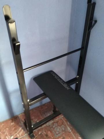Banco supino para supino reto e inclinado com extensor de pernas - Foto 3