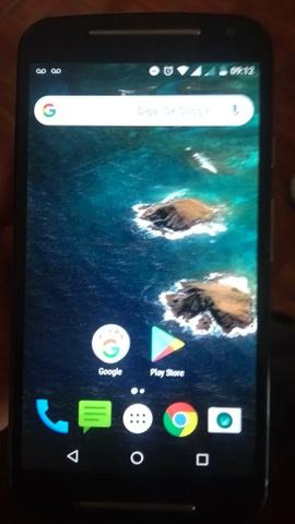 Smartphone Motorola Moto G2 + Carregador Turbo Motorola + Cabo 2 metros - conservado