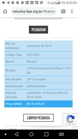 Logan 1.6 2015 Prata - EXTRA! - Foto 9