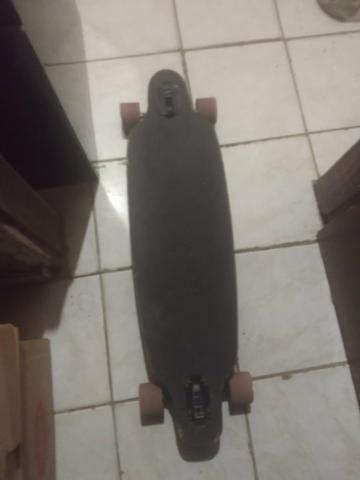 Skate longboard montado pra vender logo - Foto 3