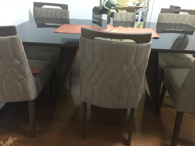 Conjunto sala de jantar/mesa e cadeiras - Foto 5