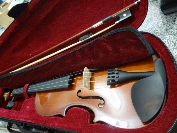 Violino Concert + Estojo Luxo + Arco + Breu Completo Cv 4/4 - Foto 2