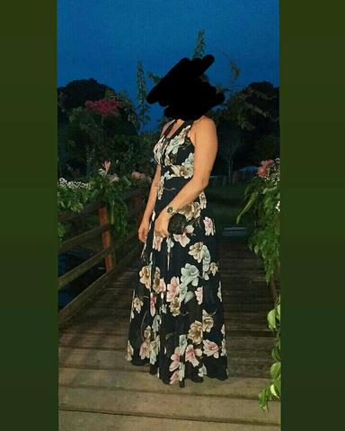 Vendo este vestido de festa veste 38 e 40 - Foto 2