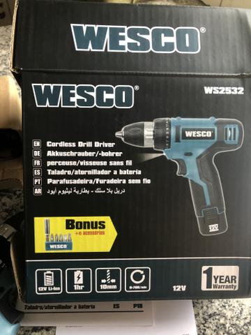 Furadeira parafusadora sem fio wesco - Foto 2