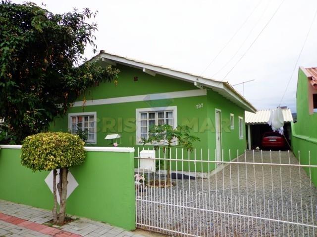Casa econômico com 03 dormitórios, á 900m da Praia de Bombas. Cód.025 - Foto 3