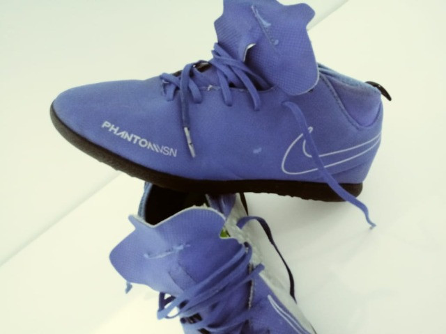 chuteira nike phantom vision club futsal infantil