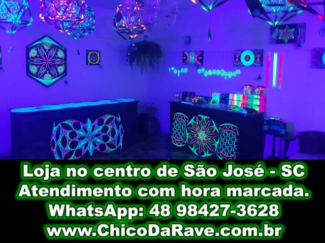 Aplique Mecha Fluorescente Cabelo brilha na luz negra - Foto 2