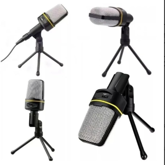 Microfone Condensador Profissional P2 Com Tripé Para Celular e PC - Foto 3