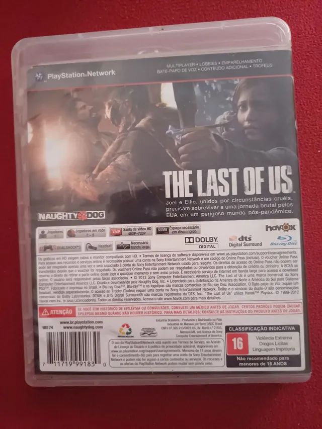 THE LAST OF US PS3 - Videogames - Brejo da Guabiraba, Recife