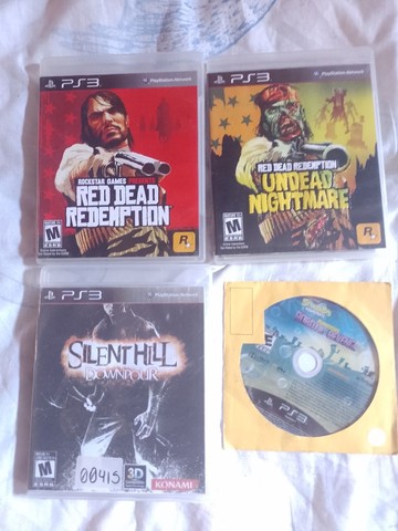 Jogos de ps3 lote ( os 4 por 100 reais)