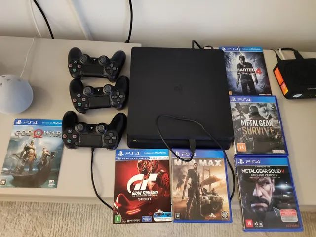 Ps4 Slim - Dois controles - 1 jogo - Videogames - Setor Campinas, Goiânia  1256806130