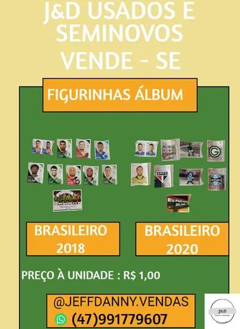 FIGURINHAS CAMPEONATO BRASILEIRO 2018 E 2020