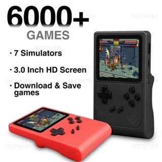 Console Portátil com 7 Simuladores +6000 Jogos Mario Donkey kong Pokemon - Entrega Grátis - Foto 6