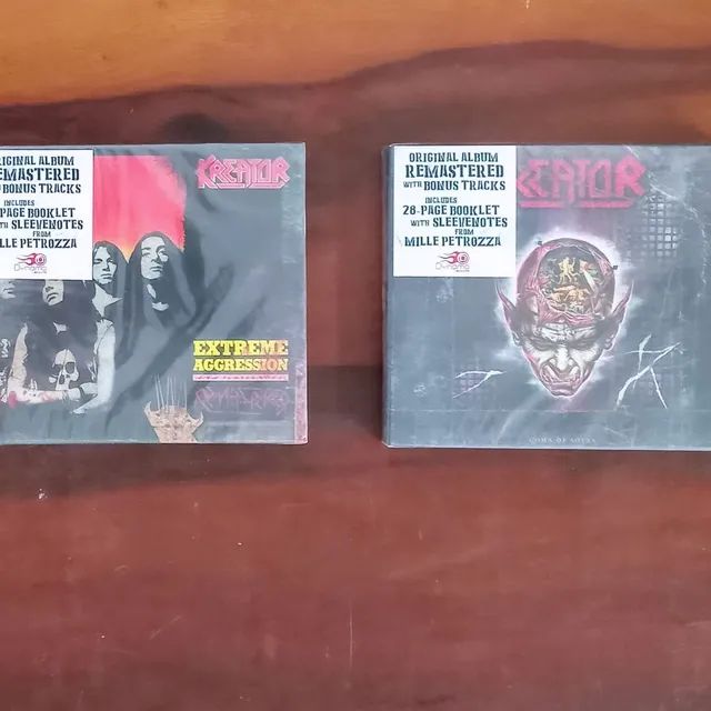 CDs lacrados Kreator duplo remaster bonus 