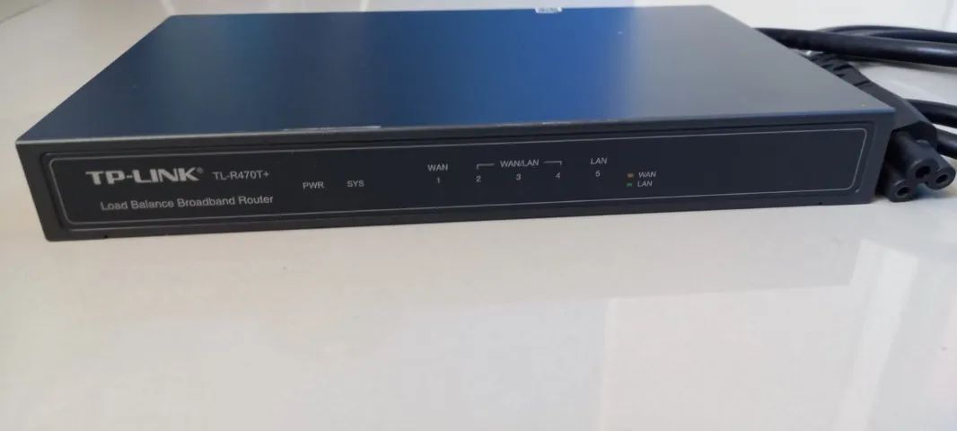 Roteador Load Balance TP-Link, 10/100MBPS, 5 Portas, Preto - TL-R470T+