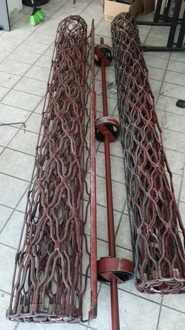 Cortina aço grade pantográfica porta enrolar aço ferro segurança loja comércio sala