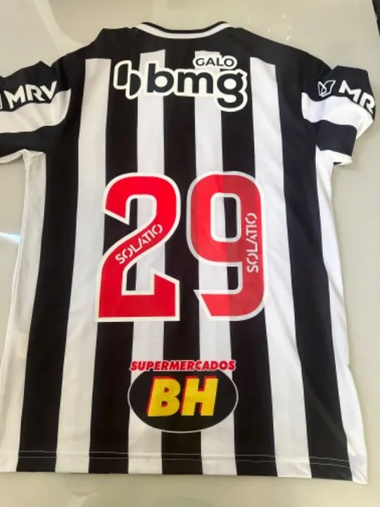 Item de colecionador Camisa Atlético Mineiro Usada na Final do Mineirão 2022  - Foto 2