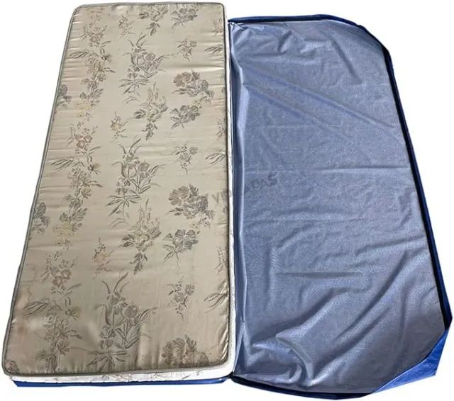 Capa Antialérgica Impermeável Silenciosa Estilo Hospitalar / P Colchão de Solteiro - Foto 2