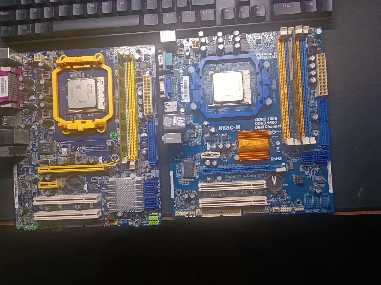 Kit duas placas mãe Am3 , AM2+