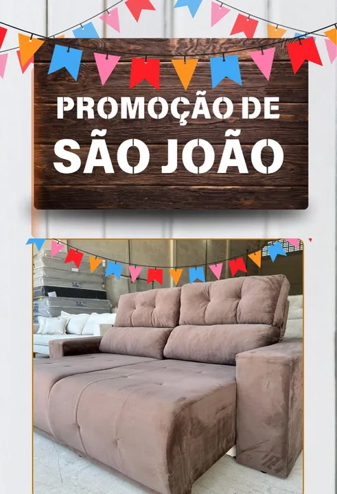Sofá de 2m perfeito para sua família !!